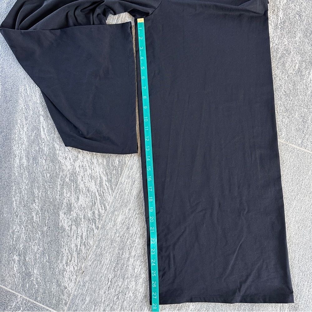 EUC OQQ Black High Waist Wide Leg Athleisure Pants Trendy Stylish Relaxed Small - Picture 9 of 13